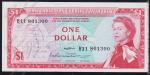 Восточные Карибы 1 доллар 1965г. P.13a(2) - XF+ 