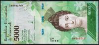 Банкнота Венесуэла 5000 боливаров 13.12.2017 года. P.97в - UNC