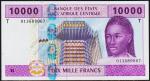 Конго 10000 франков 2002г. P.110Т - UNC