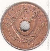 23-25 Восточная Африка 10 центов 1952г. КМ # 34 бронза 9,5гр.  - 23-25 Восточная Африка 10 центов 1952г. КМ # 34 бронза 9,5гр. 
