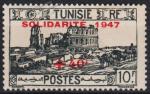 Тунис Французский 1 марка п/с 1947г. YVERT №313* MLH OG (10-58в)