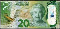 Новая Зеландия 20 долларов 2016г. P.NEW - UNC