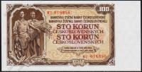 Чехословакия 100 крон 1953г. P.86в - UNC
