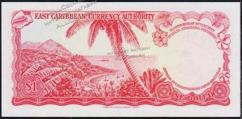 Восточные Карибы 1 доллар 1965г. P.13h - UNC - Восточные Карибы 1 доллар 1965г. P.13h - UNC