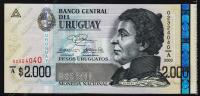 Банкнота Уругвай 2000 песо  2003 года. P.92а - UNC