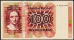 Норвегия 100 крон 1980г. P.41в(2) - UNC