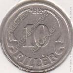 5-137 Венгрия 10 филлеров 1935BPг. KM# 507 медно-никелевая 3,01гр 19,0мм
