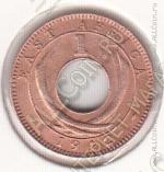 26-63 Восточная Африка 1 цент 1942г. КМ # 29 бронза 1,95гр.