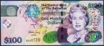Багамские острова 100 долларов 2009г. P.76 UNC
