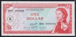 Восточные Карибы 1 доллар 1965г. P.13k - UNC