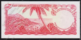 Восточные Карибы 1 доллар 1965г. P.13k - UNC - Восточные Карибы 1 доллар 1965г. P.13k - UNC