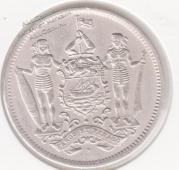 1-142 Штат Северное Борнео 5 центов 1938г. - 1-142 Штат Северное Борнео 5 центов 1938г.