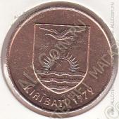 20-162 Кирибати 2 цента 1979г. КМ # 2 бронза 5,2гр. 21,6мм - 20-162 Кирибати 2 цента 1979г. КМ # 2 бронза 5,2гр. 21,6мм