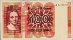 Норвегия 100 крон 1982г. P.41с(2) - UNC