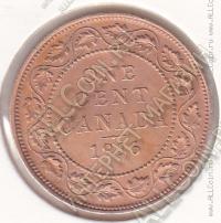 28-175 Канада 1 цент 1916г. КМ # 21 бронза 5,67гр. 25,5мм