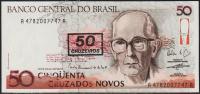 Бразилия 50 крузейро 1990г. P.223 UNC 