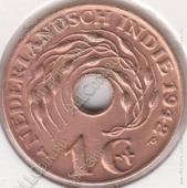 15-74 Нидерландская Индия 1 цент 1942P г. KM# 317 бронза 4,8гр 23,0мм - 15-74 Нидерландская Индия 1 цент 1942P г. KM# 317 бронза 4,8гр 23,0мм