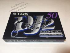 Аудио Кассета TDK DJ 2 50 TYPE II 1998 год. / Люксембург / - Аудио Кассета TDK DJ 2 50 TYPE II 1998 год. / Люксембург /