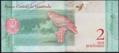 Банкнота Венесуэла 2 боливара 15.01.2018 года. P.NEW - UNC - Банкнота Венесуэла 2 боливара 15.01.2018 года. P.NEW - UNC