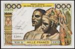 Кот-д’Ивуар 1000 франков 1959г. P.103A.f - UNC