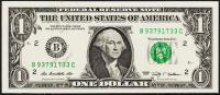 США 1 доллар 2009г. UNC "В" В-C