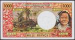 Французская Полинезия 1000 франков 1999г. P.2в - UNC