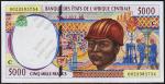 Конго 5000 франков 2000г. P.104Cf - UNC