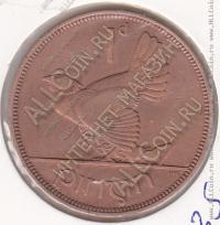 24-33 Ирландия 1 пенни 1935г. КМ # 3 бронза 9,45гр. 30,9мм