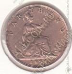 28-23 Великобритания 1 фартинг 1894г. бронза