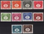 Французская Западная Африка A.O.F. TAXE 10 марок п/с 1947г. YVERT №1-10** MNH OG (10-82)