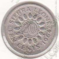 30-6 Сьерра-Леоне 10 центов 1964г. КМ # 19 медно-никелевая 4,9гр. 22,9мм