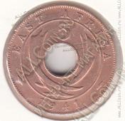 30-163 Восточная Африка 5 центов 1941г. КМ # 35.1 бронза 6,32гр.  - 30-163 Восточная Африка 5 центов 1941г. КМ # 35.1 бронза 6,32гр. 