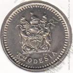 9-21 Родезия  5 центов 1976г. КМ# 13 UNC медно-никелевая