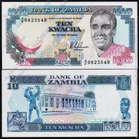 Замбия 10 квача 1989г. P.31а - UNC