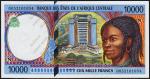 Экваториальная Гвинея 10.000 франков 2000г. P.505Nf - UNC
