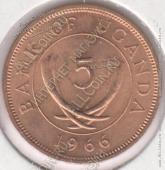 1-78 Уганда 5 центов 1966г. KM# 1 UNC бронза 3,21гр 20,0мм - 1-78 Уганда 5 центов 1966г. KM# 1 UNC бронза 3,21гр 20,0мм