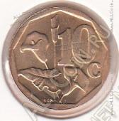 10-55 Южная Африка 10 центов 2006г. КМ #  - 10-55 Южная Африка 10 центов 2006г. КМ # 