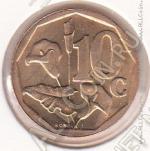 10-55 Южная Африка 10 центов 2006г. КМ # 