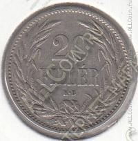 16-48 Венгрия 20 филлеров 1894г. КМ # 483 никель