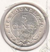 23-122 Ньюфаундленд 5 центов 1943 г. КМ # 19 UNC серебро 1,1782гр.  - 23-122 Ньюфаундленд 5 центов 1943 г. КМ # 19 UNC серебро 1,1782гр. 