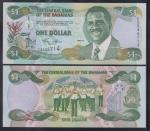 Багамы 1 доллар 2001г. P.69 UNC