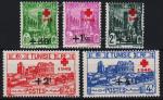 Тунис Французский 5 марок п/с 1946г. YVERT №305-309* MLH OG (10-60)