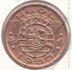 33-131 Ангола 1 эскудо 1953г. КМ # 76 бронза 8,0гр. 26мм