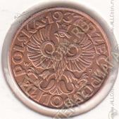 31-70 Польша 5 грошей 1937г. Y # 10а бронза 3,0гр. 20мм - 31-70 Польша 5 грошей 1937г. Y # 10а бронза 3,0гр. 20мм