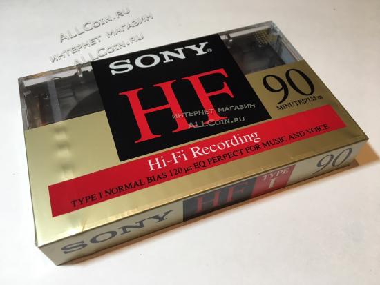 Аудио Кассета SONY HF 90 1992г. / Мексика / Новая. Запечатанная. Из Блока.