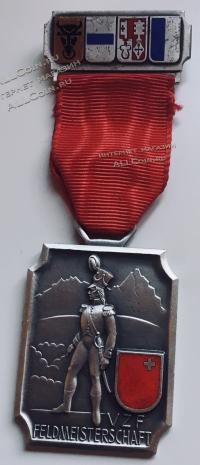 #037 Швейцария спорт Медаль Знаки