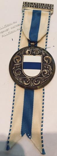 #342 Швейцария спорт Медаль Знаки. Наградная медаль Горы Ангелов.