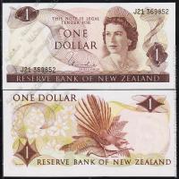 Новая Зеландия 1 доллар 1977-81г. P.163d - UNC