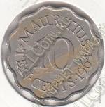  5-179	Маврикий 10 центов 1964г. КМ # 33 UNC медно-никелевая 5,15гр 23,5мм