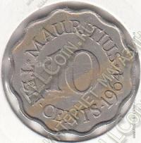  5-179	Маврикий 10 центов 1964г. КМ # 33 UNC медно-никелевая 5,15гр 23,5мм